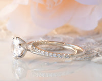 2 Carat Moissanite Ring, Oval Moissanite Ring, Oval Engagement Ring, Oval Moissanite Engagement Ring, 2 ct Moissanite Engagement Ring