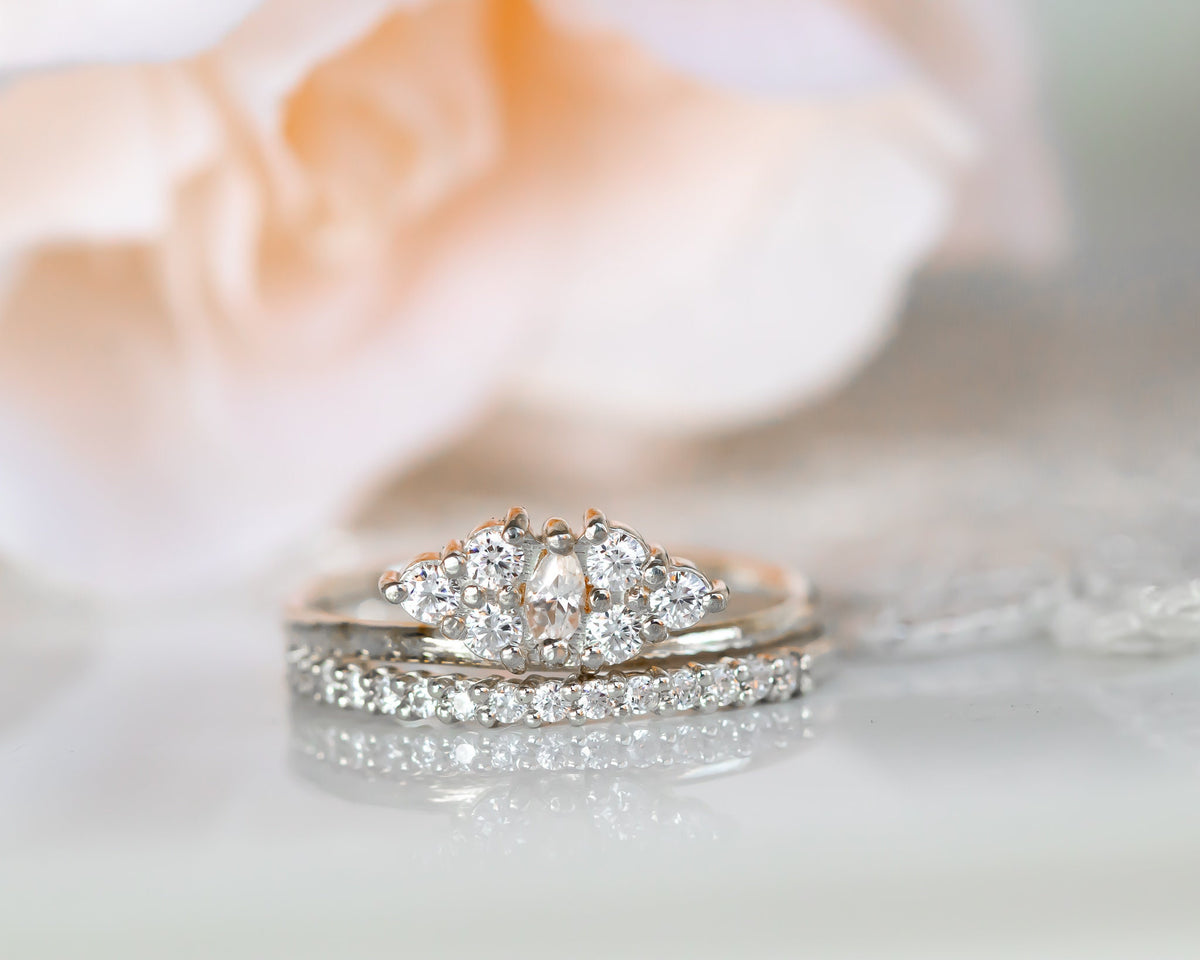 Diamond Wedding Band, Diamond Eternity Ring, Thin Diamond Ring, Halfway Eternity Band, Anniversary Ring, Wedding Diamond Ring, Birthday Gift
