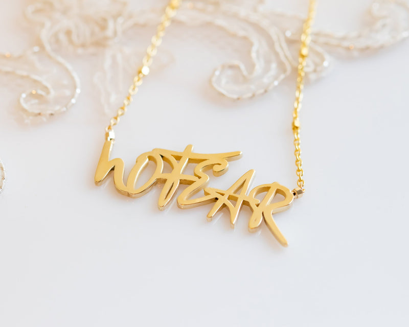 No Fear Necklace, No Fear Jewelry, Faith Over Fear, 14K Gold Pendant Necklace, Meaningful Necklace, Gift For Her, Spiritual Gold Necklace