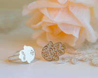 Hamsa Ring, Hand Of God, Unique Hamsa Ring, Gold Hamsa Ring, Hand of God Ring, Gift For Her, Jewish Hamsa Hand