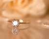 1 CT Engagement Ring, Moissanite Diamond Ring, 1 CT Diamond Ring, Moissanite Engagement Ring, 1 Carat Diamond Gold Ring, Solitaire Gold Ring טבעת יהלום, טבעת אירוסין, סיון לוטן - Sivan Lotan Jewelry - 