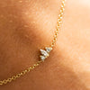 14k Gold Diamond Bracelet, Dainty Diamond Bracelet, Diamond Gold Chain Bracelet, Bridal Gift, Minimalist Diamond Bracelet, Gift For Her