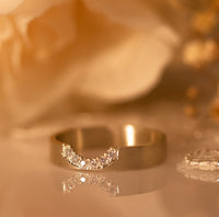 Diamond Wedding Band, Halo Diamond Ring, Diamond Enhancer Ring, Enhancer Wedding Band For Round or Oval Unique Diamond Wedding Band 14K, 18K