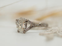 Oval Diamond Engagement Ring, IGI Diamond Ring