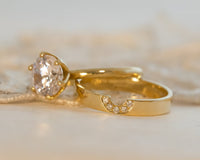 Halo Diamond Enhancer Ring Wedding Band