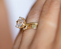 Halo Diamond Enhancer Ring Wedding Band