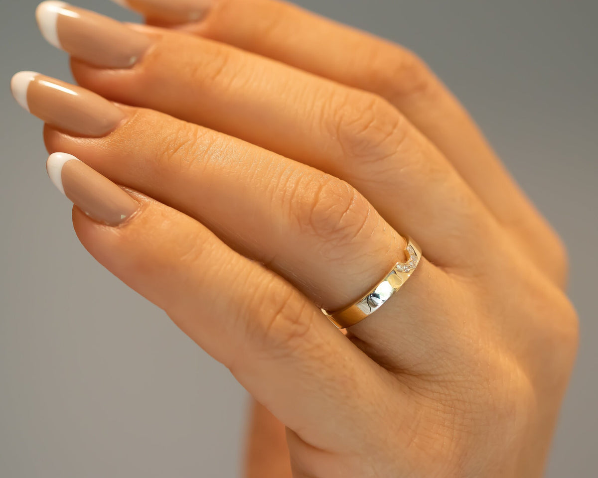 Halo Diamond Enhancer Ring Wedding Band