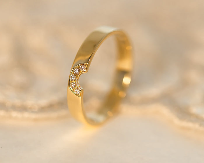 Halo Diamond Enhancer Ring Wedding Band