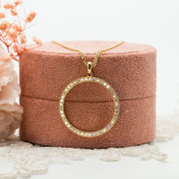Circle Of Life Diamond Pendant Necklace