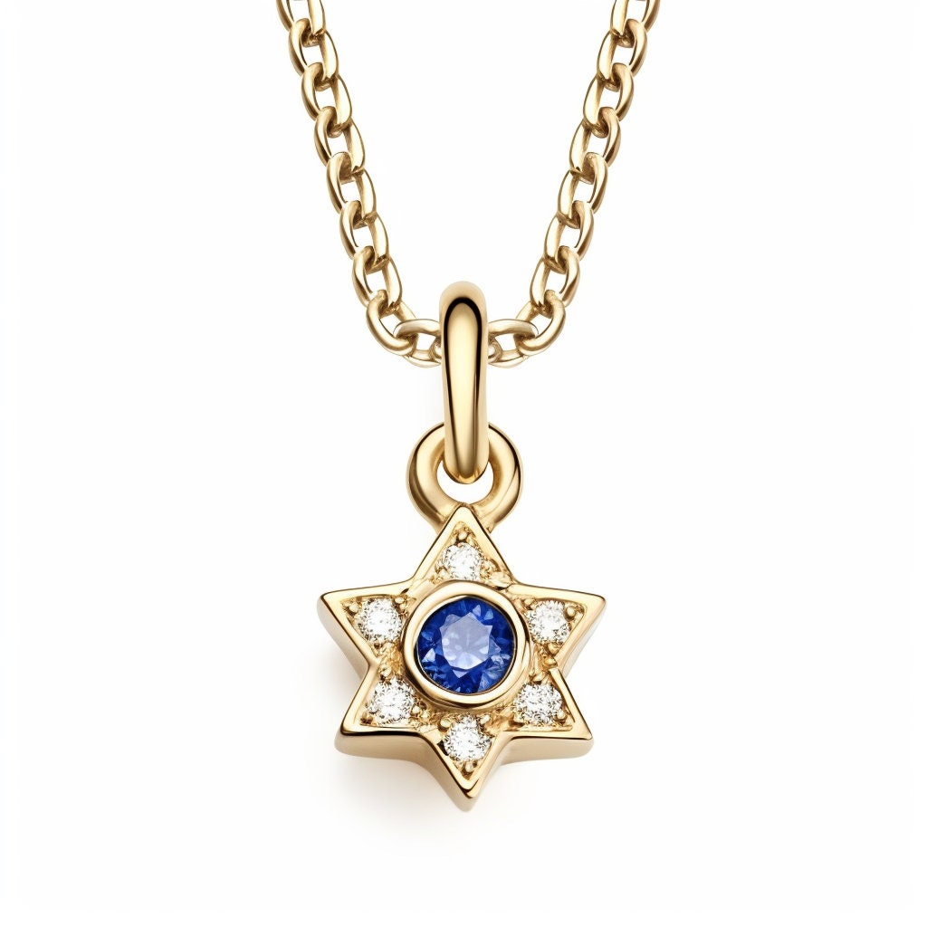 Magen David Necklace for Men | Magen David Jewelry