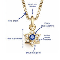 Magen David Necklace for Men | Magen David Jewelry