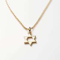 Magen David Pendant Necklace, 14K Gold Star of David Necklace, Jeweish Star Of David, Magen David Jewelry