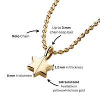 Star of David Necklace, Magen David Pendant Necklace, 14 K Gold Star of David, Jeweish Star Of David Pendant, Magen David Jewelry Israel