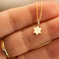 Fulll Star of David Charm Necklace | Magen David Jewelry