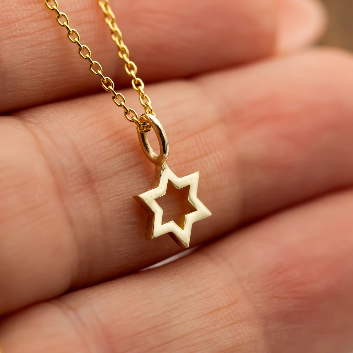 Open Magen David Pendant Necklace | Magen David Jewelry