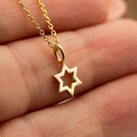 Open Magen David Pendant Necklace | Magen David Jewelry