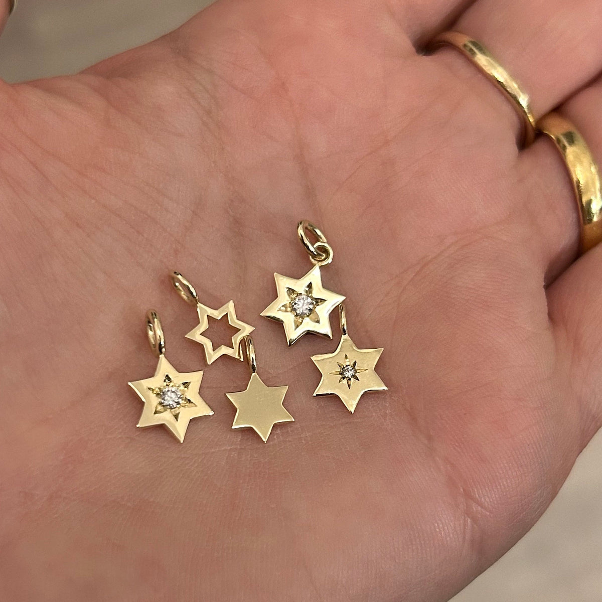 Star of David Necklace, Magen David Pendant Necklace, 14 K Gold Star of David, Jeweish Star Of David Pendant, Magen David Jewelry Israel