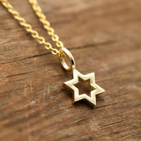 Open Magen David Pendant Necklace | Magen David Jewelry
