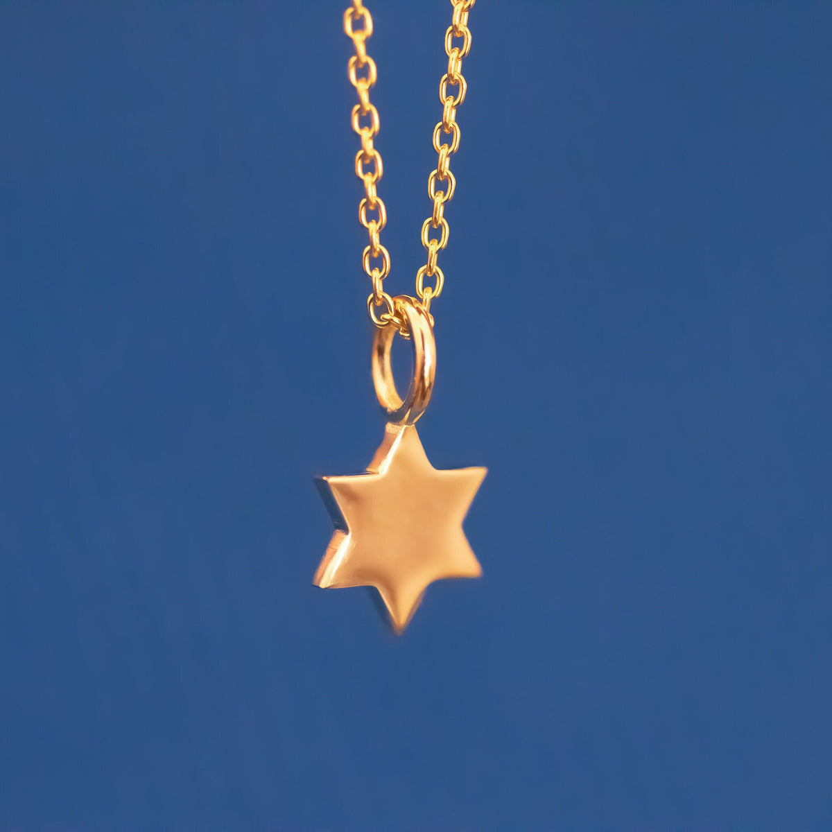 Star of David Necklace, Magen David Pendant Necklace, 14 K Gold Star of David, Jeweish Star Of David Pendant, Magen David Jewelry Israel