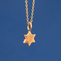 Star of David Necklace, Magen David Pendant Necklace, 14 K Gold Star of David, Jeweish Star Of David Pendant, Magen David Jewelry Israel