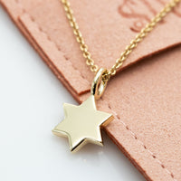 Fulll Star of David Charm Necklace | Magen David Jewelry