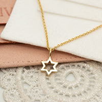 Open Magen David Pendant Necklace | Magen David Jewelry
