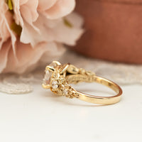 Nature Inspired Diamond Engagement Ring