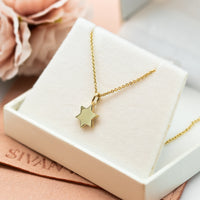 Fulll Star of David Charm Necklace | Magen David Jewelry