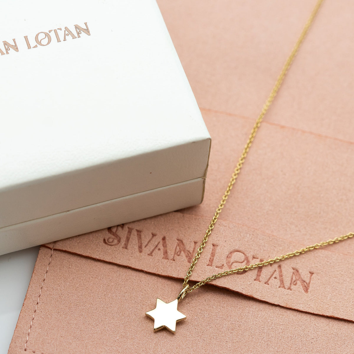 Fulll Star of David Charm Necklace | Magen David Jewelry