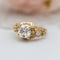Nature Inspired Diamond Engagement Ring