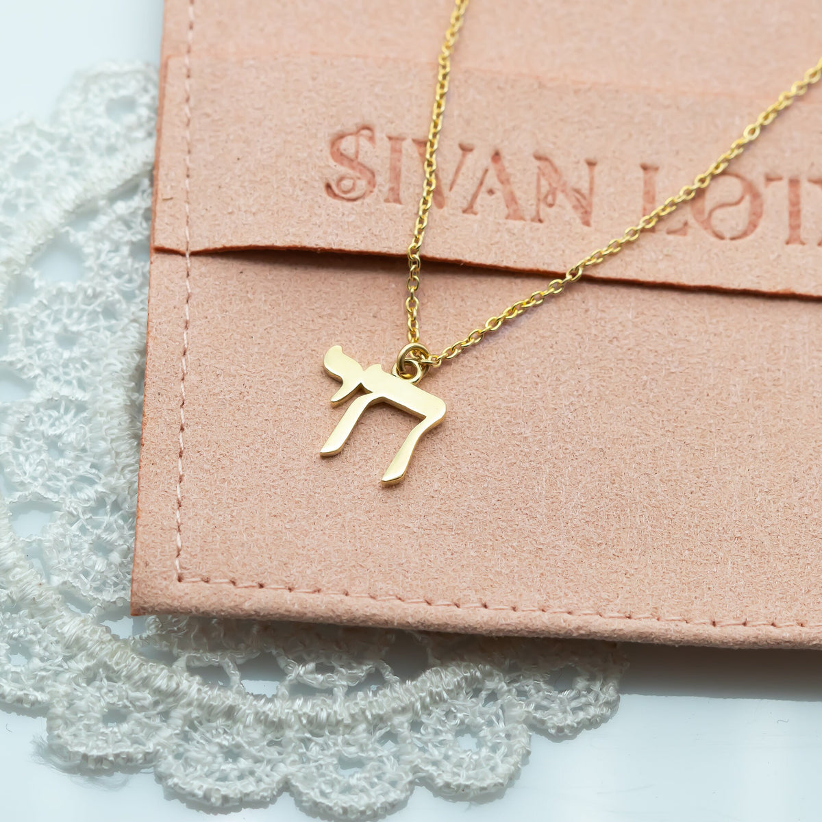 Chai Pendant Necklace, 14k Gold Chai Pendant Necklace, Chai Necklace Charm