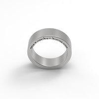 Shema Israel Ring, שמע ישראל, Israeli Symbolic ring, Unique Gold ring with Secret Prayer engraving, 14K Gold Shema Ring
