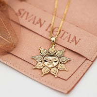 Personalized Pendant Necklace, Unique Gold Pendant Gift With Engraving