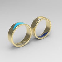 Israel Ring, Israel Map Gold Ring, Israel Wedding Ring, Israel Ring For Men and Women, Jewish Wedding Ring, 14K Gold Ring with Map of Israel