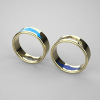 Israel Ring, Israel Map Gold Ring, Israel Wedding Ring, Israel Ring For Men and Women, Jewish Wedding Ring, 14K Gold Ring with Map of Israel