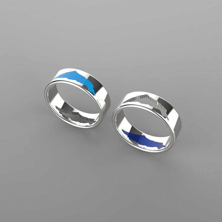 Israel Ring, Israel Map Gold Ring, Israel Wedding Ring, Israel Ring For Men and Women, Jewish Wedding Ring, 14K Gold Ring with Map of Israel