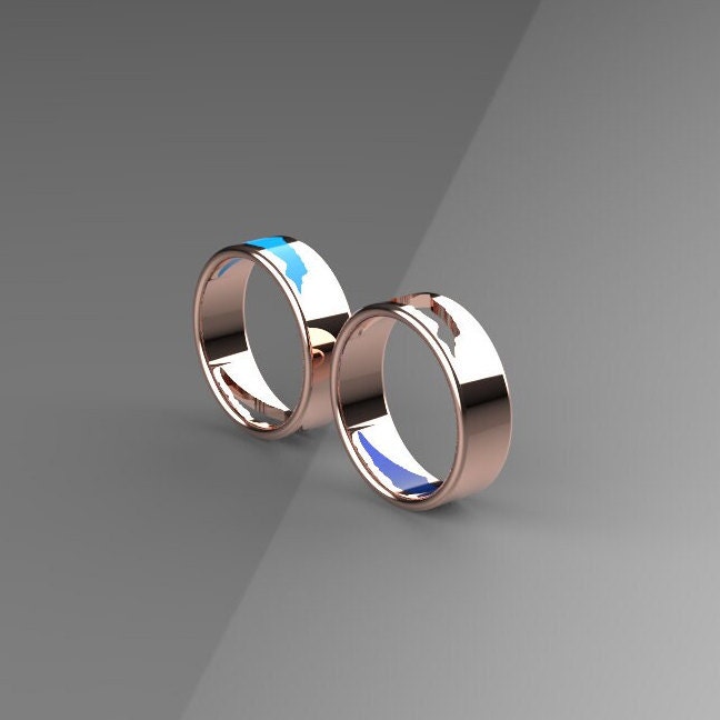 Israel Ring, Israel Map Gold Ring, Israel Wedding Ring, Israel Ring For Men and Women, Jewish Wedding Ring, 14K Gold Ring with Map of Israel