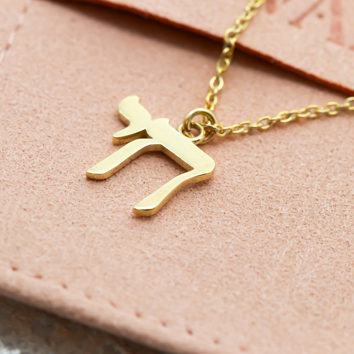 Chai Pendant Necklace, 14k Gold Chai Pendant Necklace, Chai Necklace Charm