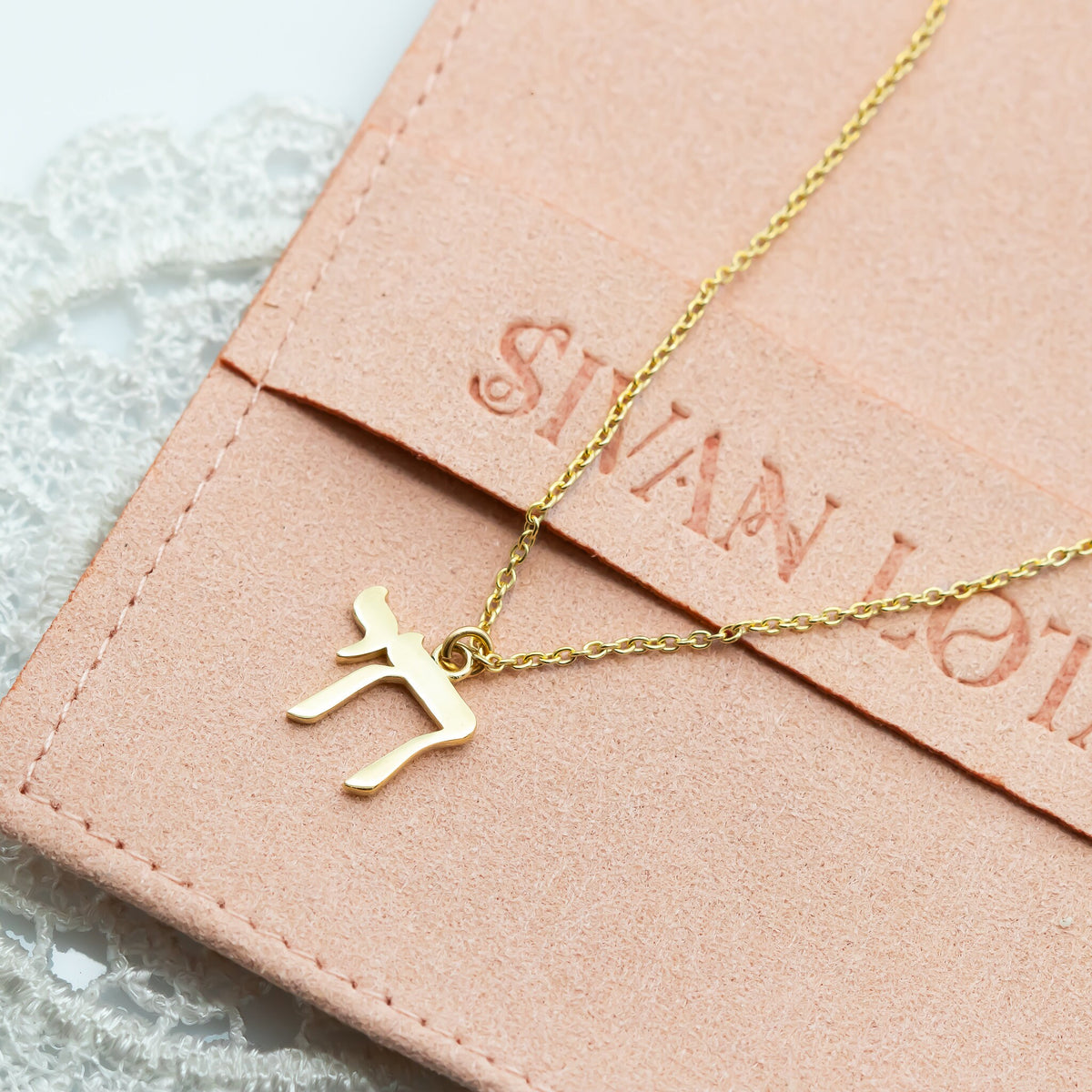 Chai Pendant Necklace, 14k Gold Chai Pendant Necklace, Chai Necklace Charm