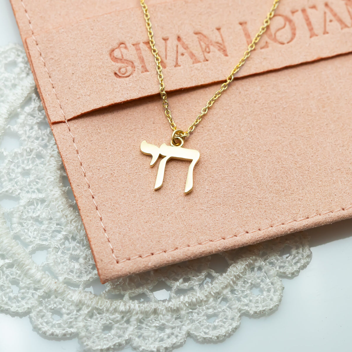 Chai Pendant Necklace, 14k Gold Chai Pendant Necklace, Chai Necklace Charm