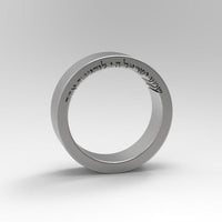 Shema Israel Ring, שמע ישראל, Israeli Symbolic ring, Unique Gold ring with Secret Prayer engraving, 14K Gold Shema Ring