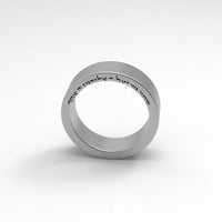 Shema Israel Ring, שמע ישראל, Israeli Symbolic ring, Unique Gold ring with Secret Prayer engraving, 14K Gold Shema Ring