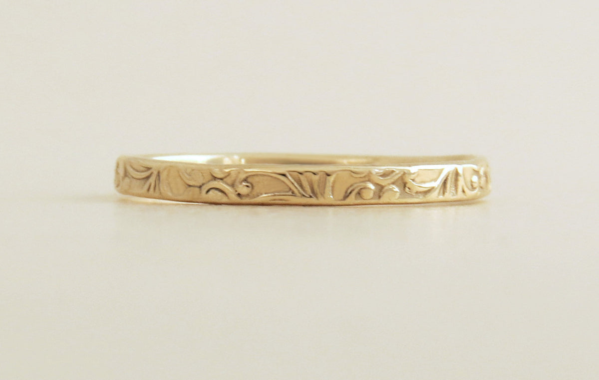 Floral Wedding Band