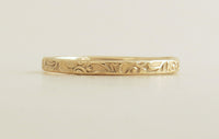 Floral Wedding Band