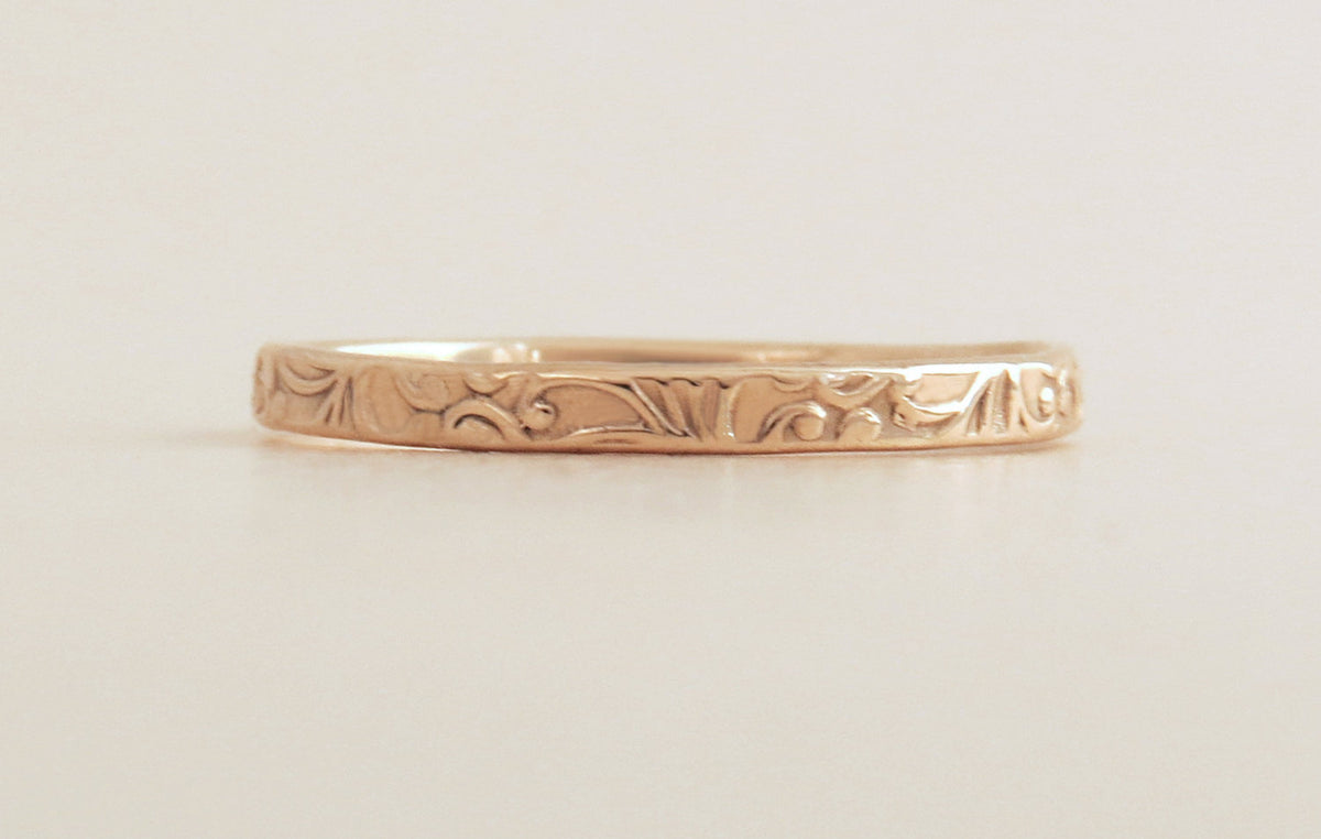 Floral Wedding Band