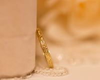 Romantic Lace Gold Ring