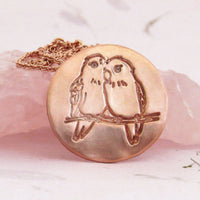 Love Birds Pendant Necklace