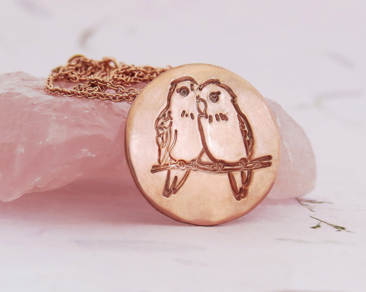 Love Birds Pendant Necklace