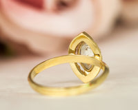 Halo Marquise Diamond Engagement Ring