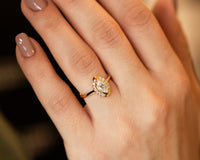 Halo Marquise Diamond Engagement Ring